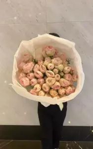 Photo of bouquet "Bouquet 21 Pink Peony Roses Miranda “Blush Reverie” Ayia Napa" — Flower delivery in Ayia Napa, photo 1 of 1