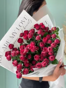 Photo of bouquet "Bouquet 9 Pink Peonies Miranda “Blush Reverie” Ayia Napa" — Flower delivery in Ayia Napa, photo 1 of 1