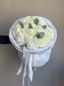 Photo of bouquet "Bouquet 9 White Hydrangeas “Silent Reverie” Ayia Napa" — Flower delivery in Ayia Napa, photo 1 of 1