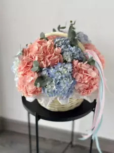 Photo of bouquet "Bouquet Hydrangea 11 Champagne Soft Pink “Whispering Petals” Ayia Napa" — Flower delivery in Ayia Napa, photo 1 of 1