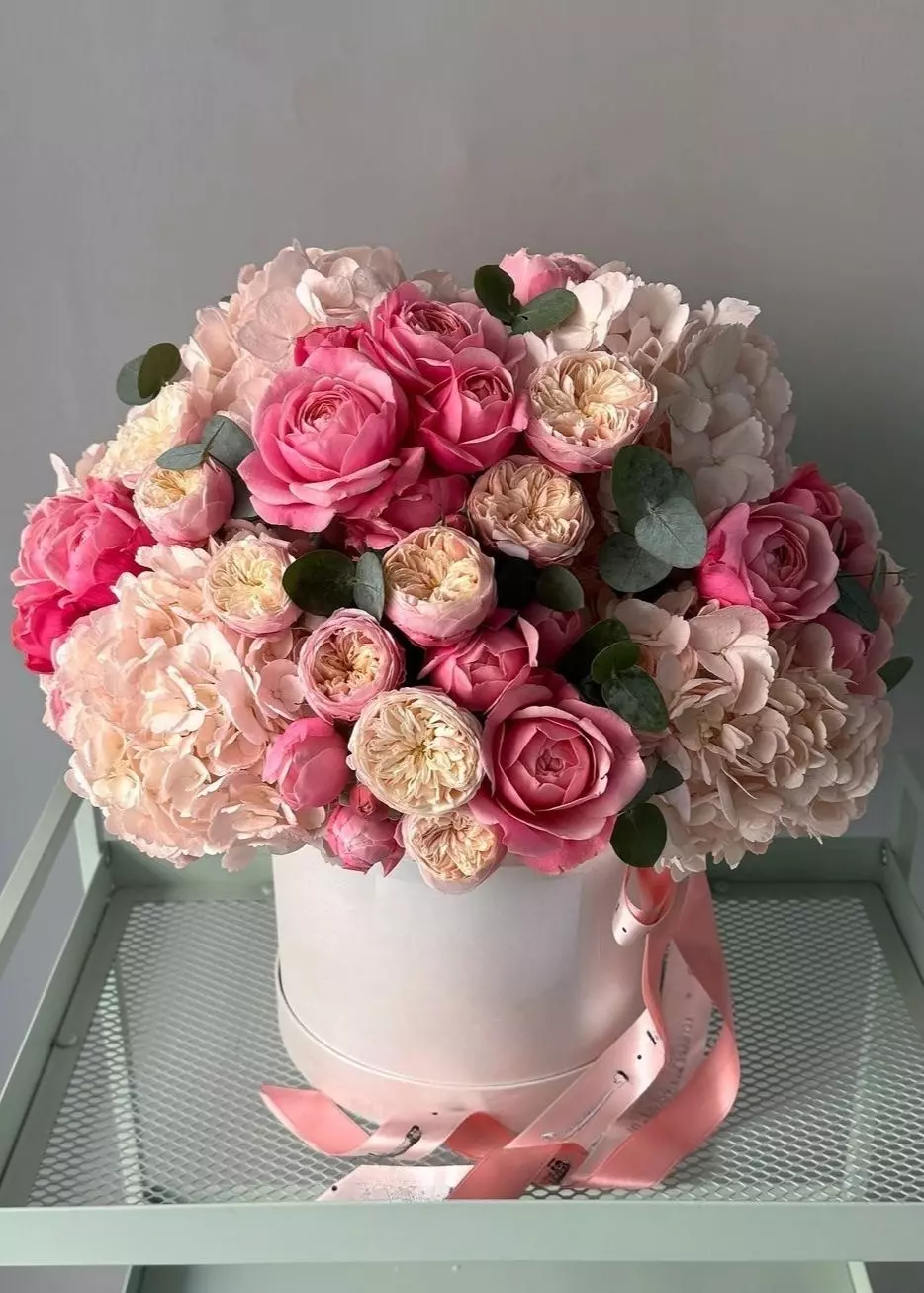 Order bouquet Arrangement Peony Rose 24 Hydrangea 6 “Silent Reverie” Bali with 38 flowers for 250 $, 340 $, 480 $ — photo 1 of 1