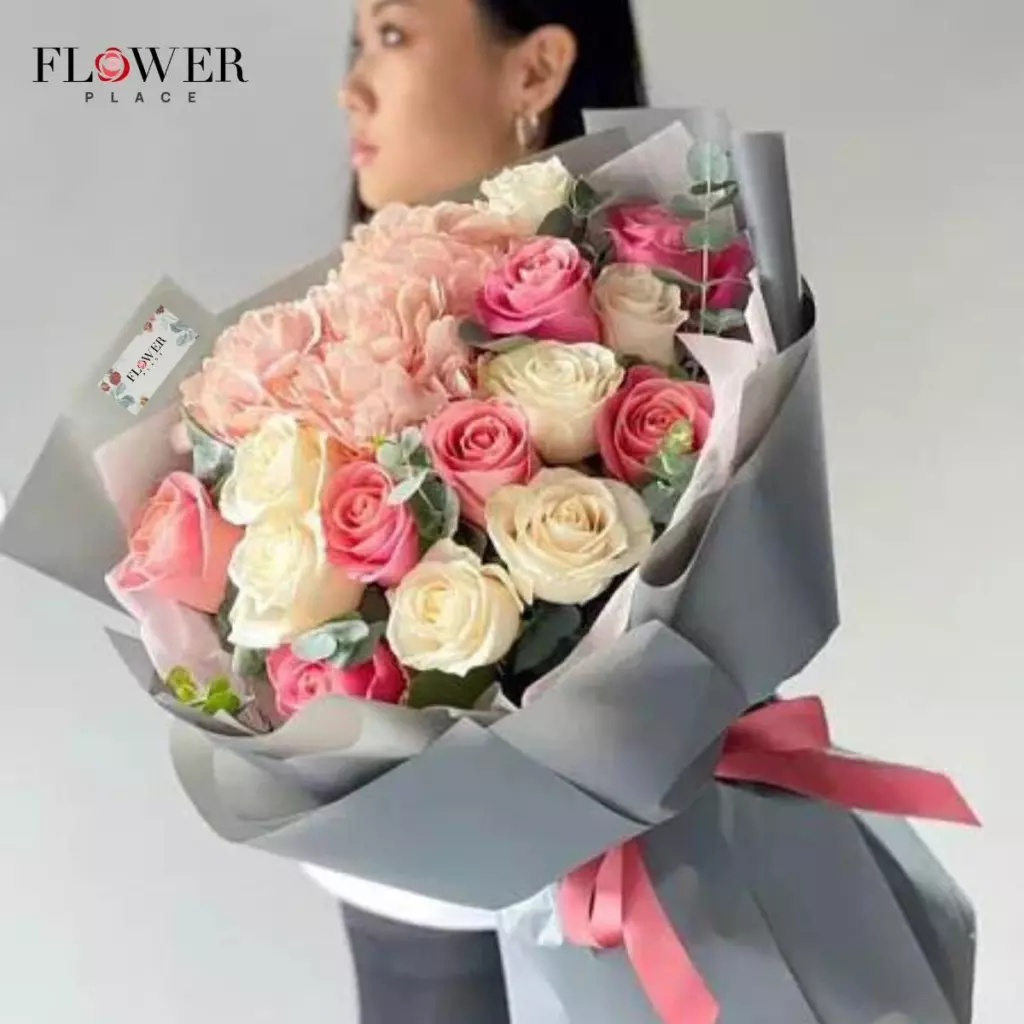 Bouquet 11 Pink Peonies Whispering Dawn Bali