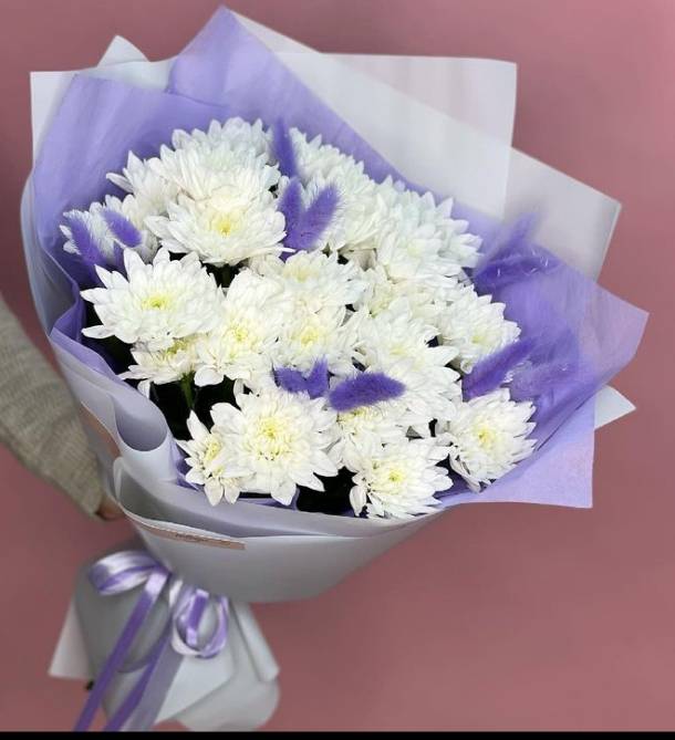 Bouquet 41 Cream Pink Peony Roses “Velvet Murmurs” Bangkok