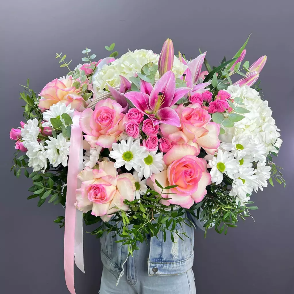 Bouquet 51 White Roses Paper Wrapping “Silent Luminescence” Bangkok