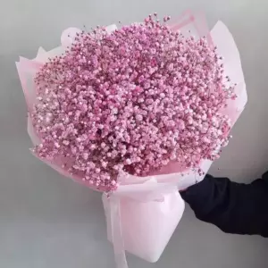 Photo of bouquet "Bouquet Pink Gypsophila 19 Stems “Whisper Veil” Belgrade" — Belgrade - Flower Delivery | Flowers Place, photo 1 of 1