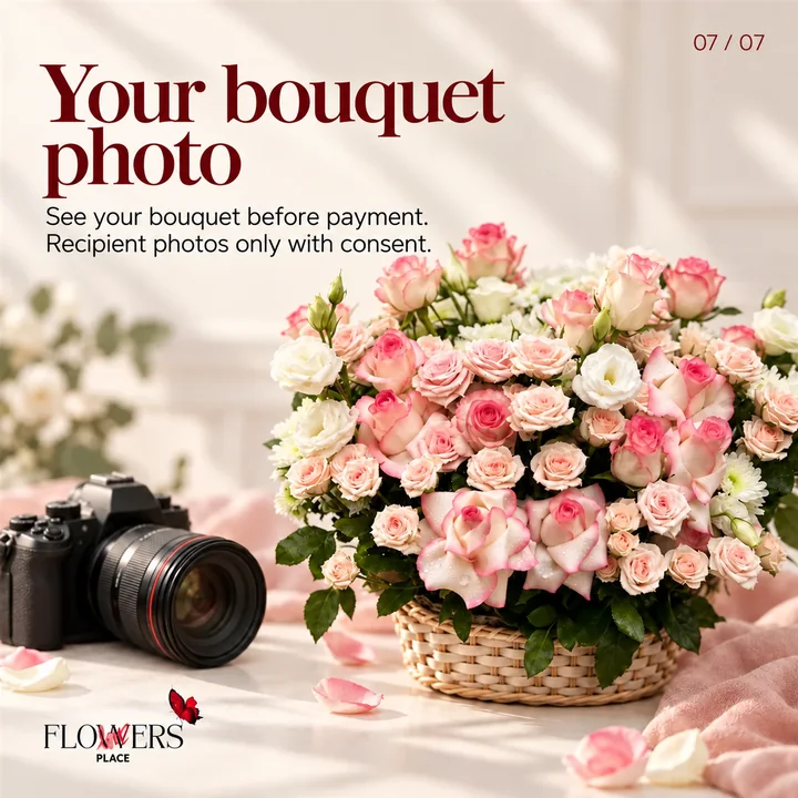 Your bouquet before payment