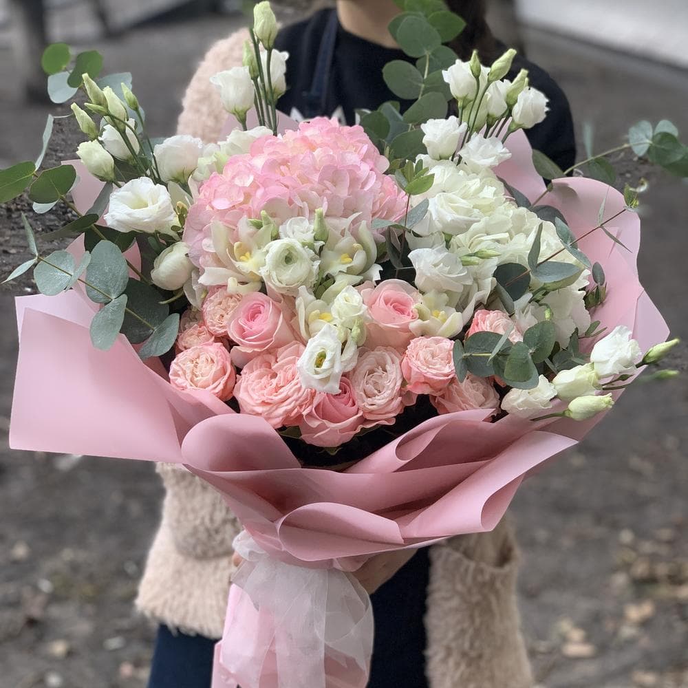 Bouquet Of 151 Pink Peony Roses Miranda “Blush Reverie” Da Lat