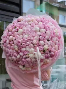 Photo of bouquet "Bouquet 151 Pink Peonies “Blush Reverie” Da Nang" — Flower Delivery in Da Nang | Flowers Place, photo 1 of 2
