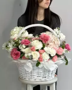 Photo of bouquet "Arrangement Peony 15 Matthiola 15 Ranunculus 7 "Whispering Bloom" Da Nang" — Flower Delivery in Da Nang | Flowers Place, photo 1 of 2