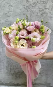 Photo of bouquet "Bouquet 7 White Eustomas “Silent Whispers” Da Nang" — Flower Delivery in Da Nang | Flowers Place, photo 1 of 1