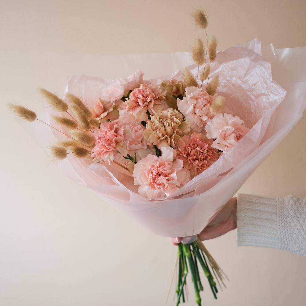 Bouquet 7 Pink Peonies “Desert Bloom” in Doha