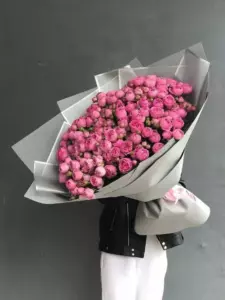 Photo of bouquet "Bouquet Of 65 Pink Peony Roses Miranda “Blush Reverie” Dubai" — Dubai - Flowers Delivery Flowers Place, photo 1 of 1