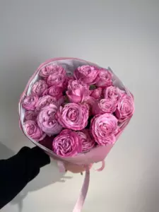 Photo of bouquet "Bouquet 9 Pink Peony Roses Miranda “Blush Reverie” Dubai" — Dubai - Flowers Delivery Flowers Place, photo 1 of 2