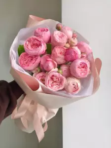 Photo of bouquet "Bouquet 9 Pink Peony Roses Miranda “Blush Reverie” Dubai" — Dubai - Flowers Delivery Flowers Place, photo 1 of 1