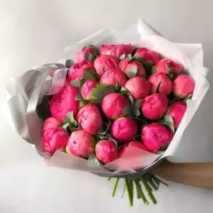Photo of bouquet "Bouquet 25 Pink Peonies “Blush Reverie” Dubai" — Dubai - Flowers Delivery Flowers Place, photo 1 of 1