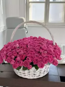 Photo of bouquet "Bouquet 201 Pink Peony Roses Garden Style “Sunlit Whisper” Dubai" — Dubai - Flowers Delivery Flowers Place, photo 1 of 2