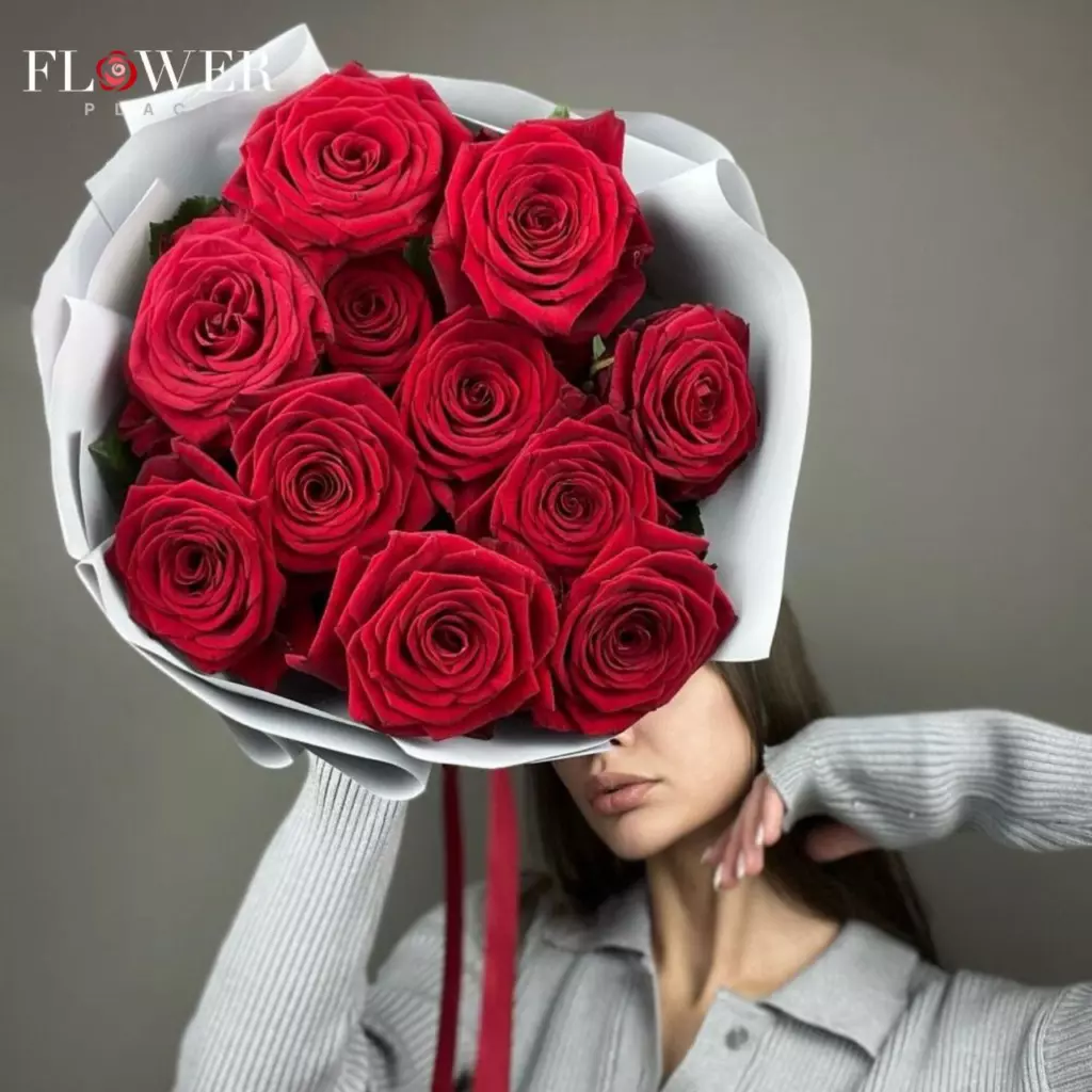 Bouquet 7 Pink Peonies in Paper Wrapping “Blush Reverie” Larnaca