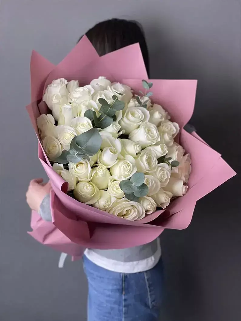 Bouquet photo: Bouquet of 51 roses — Flowers Place Bangkok