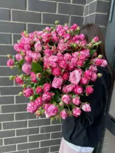 Photo of bouquet "Bouquet 41 Pink Peony Roses Miranda “Blush Reverie” Phuket" — Phuket - Flowers Delivery Flowers Place, photo 1 of 1