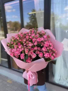 Photo of bouquet "Bouquet 29 Spray Roses Paper Wrap “Silent Murmurs” Phuket" — Phuket - Flowers Delivery Flowers Place, photo 1 of 1