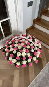 Photo of bouquet "Bouquet Peony Rose 141 Pink Champagne “Whispering Dawn” Phuket" — Phuket - Flowers Delivery Flowers Place, photo 1 of 1