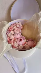 Photo of bouquet "Bouquet Ranunculus 5 Peony 3 Dianthus 9 “Whispering Dawn” Phuket" — Phuket - Flowers Delivery Flowers Place, photo 1 of 1