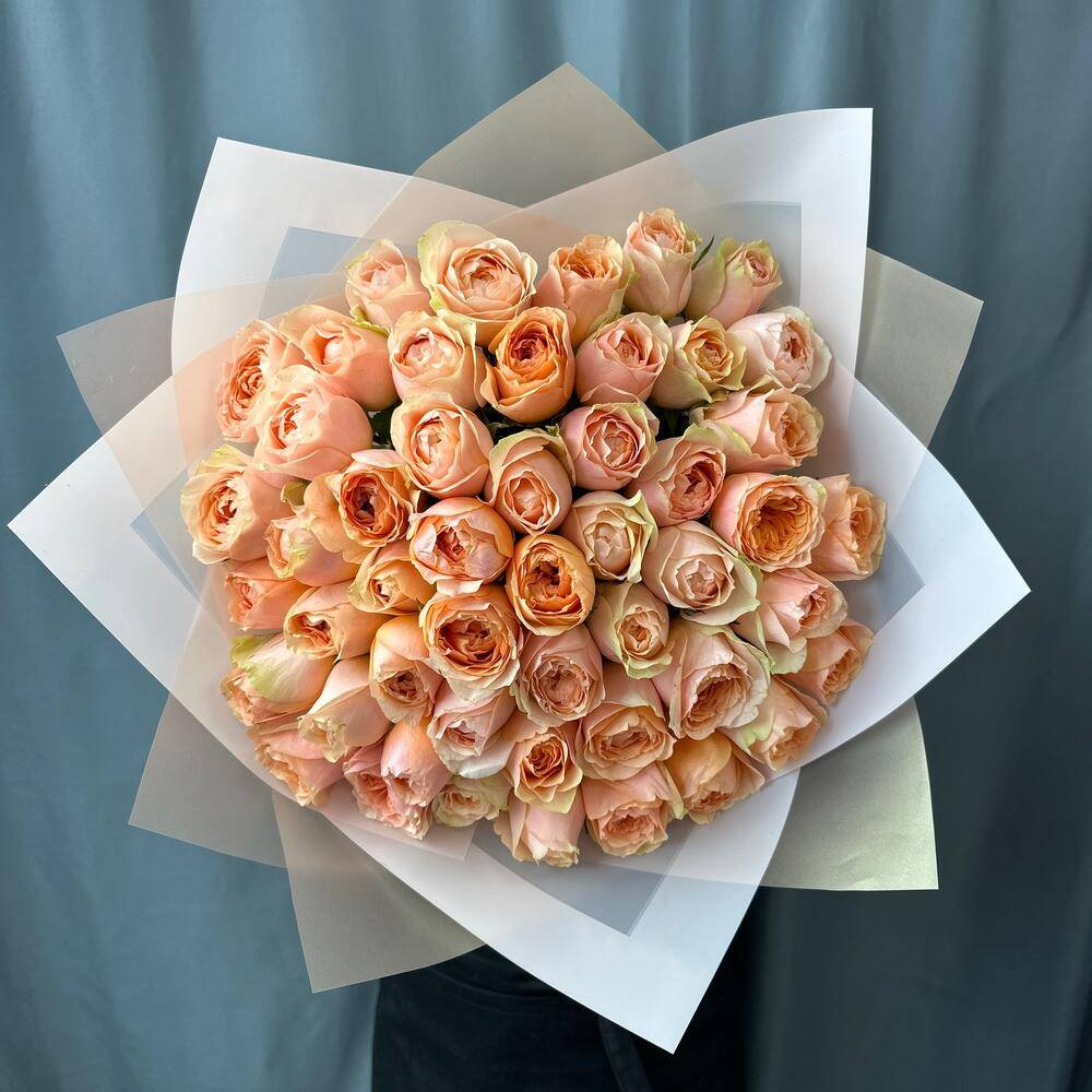 Bouquet 9 Pink Peony Roses Miranda “Velvet Murmurs” Phuket