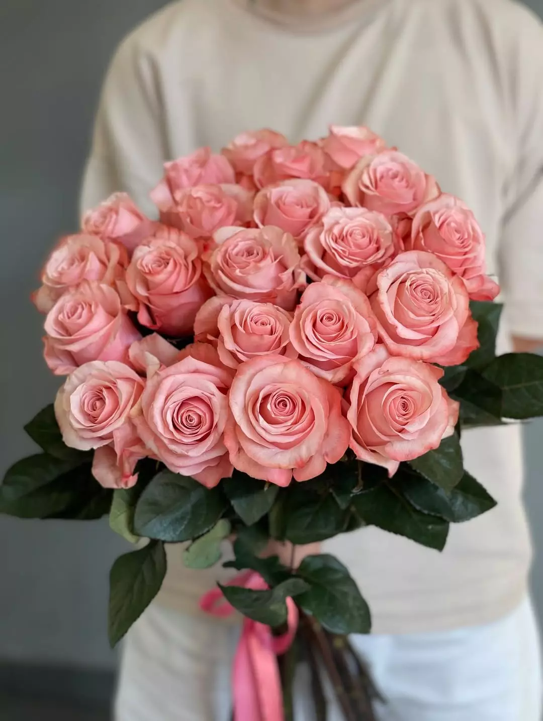Bouquet 21 Pink Roses “Bosphorus Whisper” Istanbul