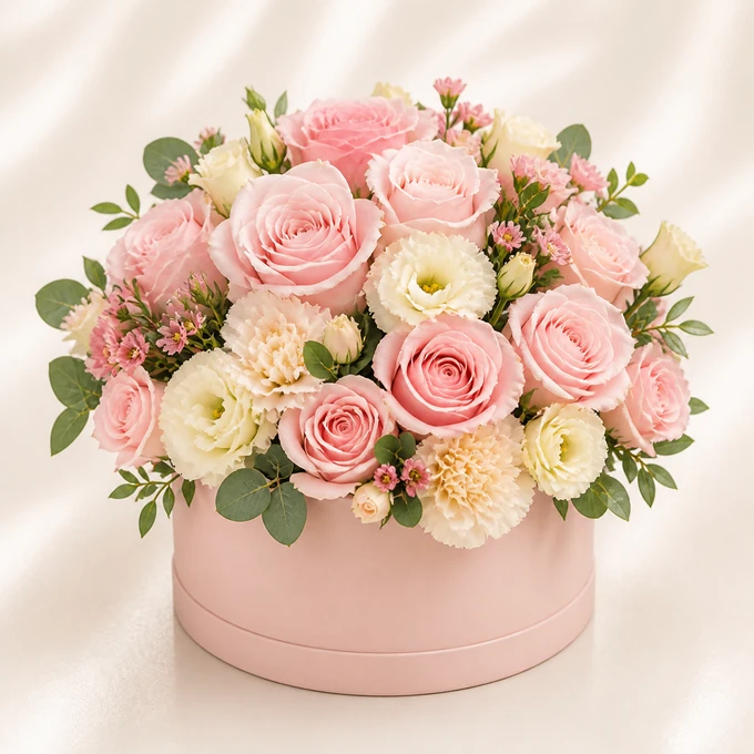 Flowers in boxes